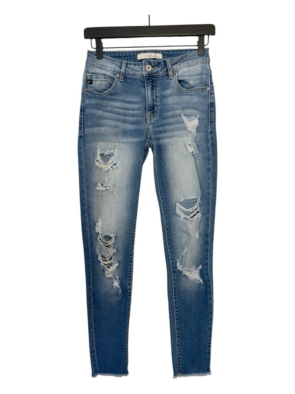 KanCan Audrina Mid-Rise Ankle Skinny Jeans Size 25